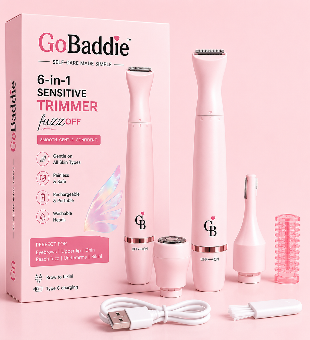 GoBaddie GlowTrim Pro™ – 6-in-1 Sensitive Trimmer